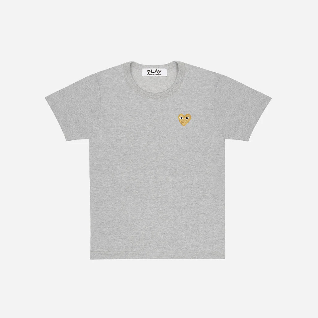 CDG Play S/S Gold Heart Tee