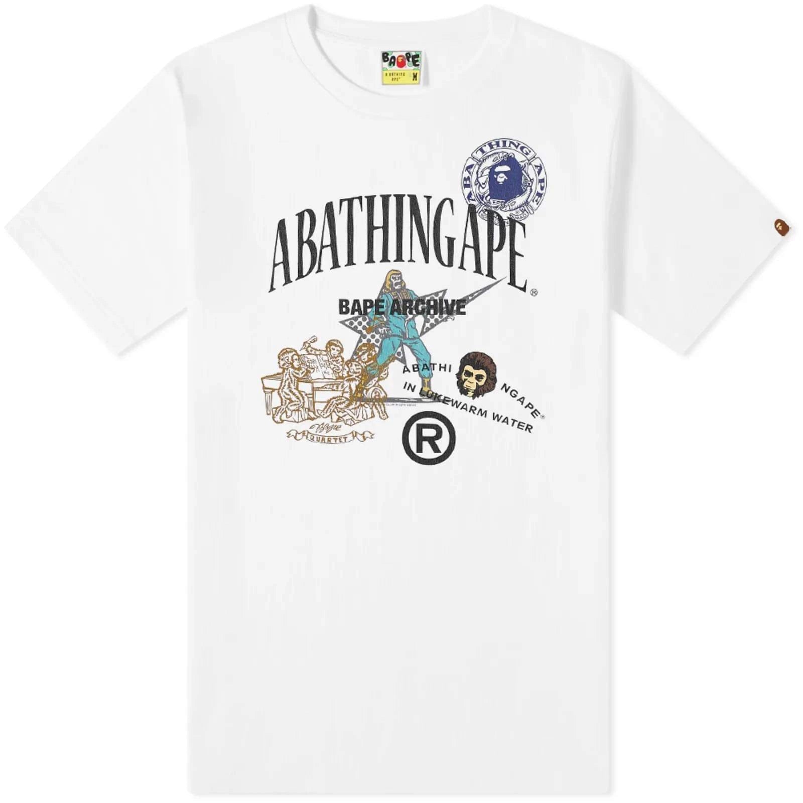 A Bathing Ape Archive Bape Multi Logo T-Shirt