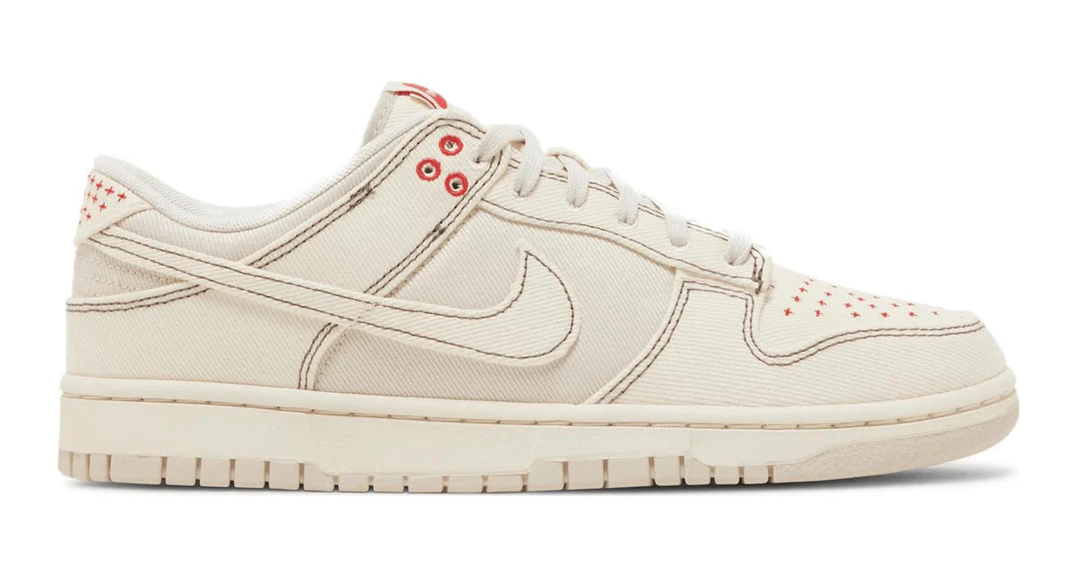 Nike Dunk Low SE Sashiko Light Orewood Brown - Angel Kicks