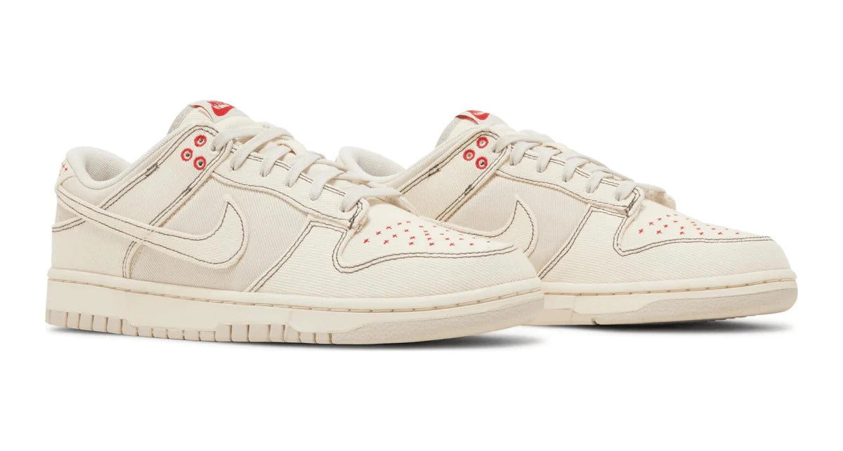 Nike Dunk Low SE Sashiko Light Orewood Brown - Angel Kicks