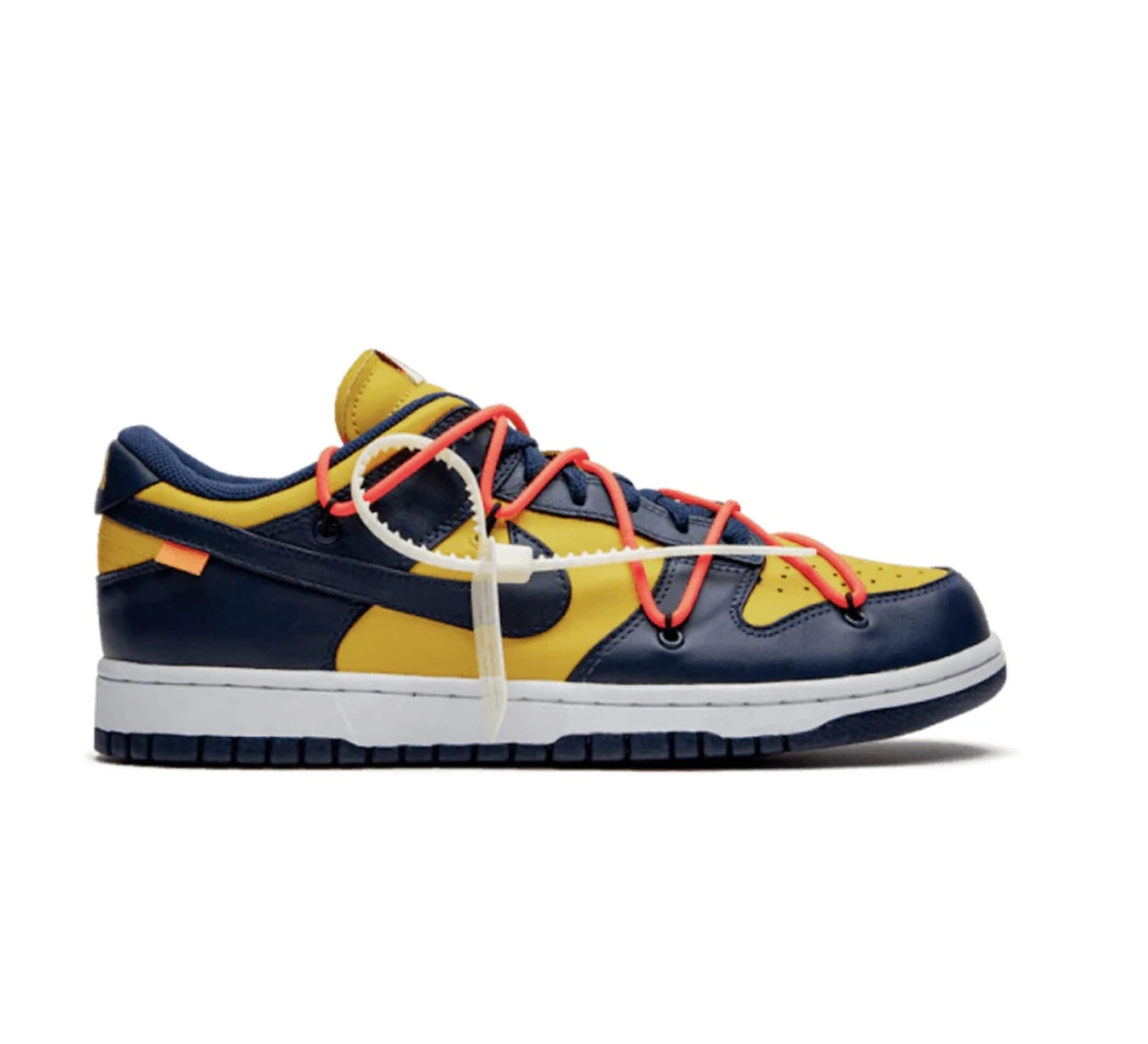 Nike Dunk Low Off-White University Gold Midnight Navy