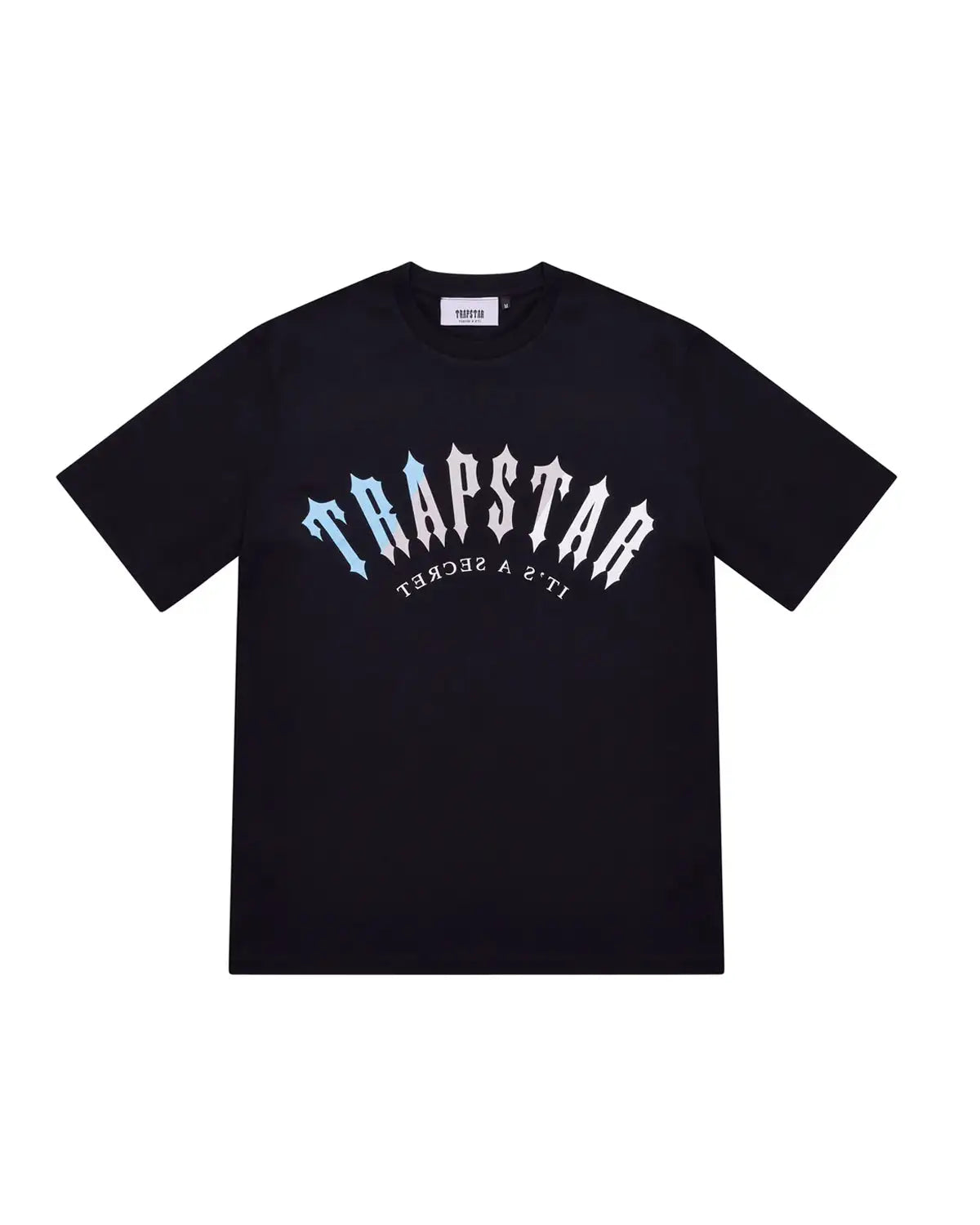 Trapstar Decoded Print Tee - Black/Light Blue