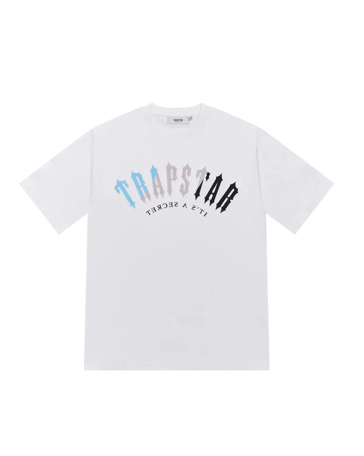 Trapstar Decoded Print Tee - White/Light Blue