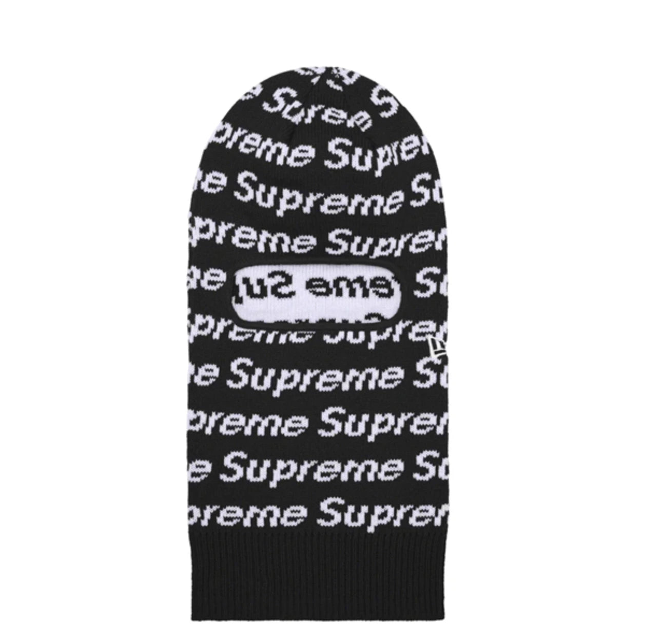 Balaclava Supreme Monogram Czarna Kominiarka