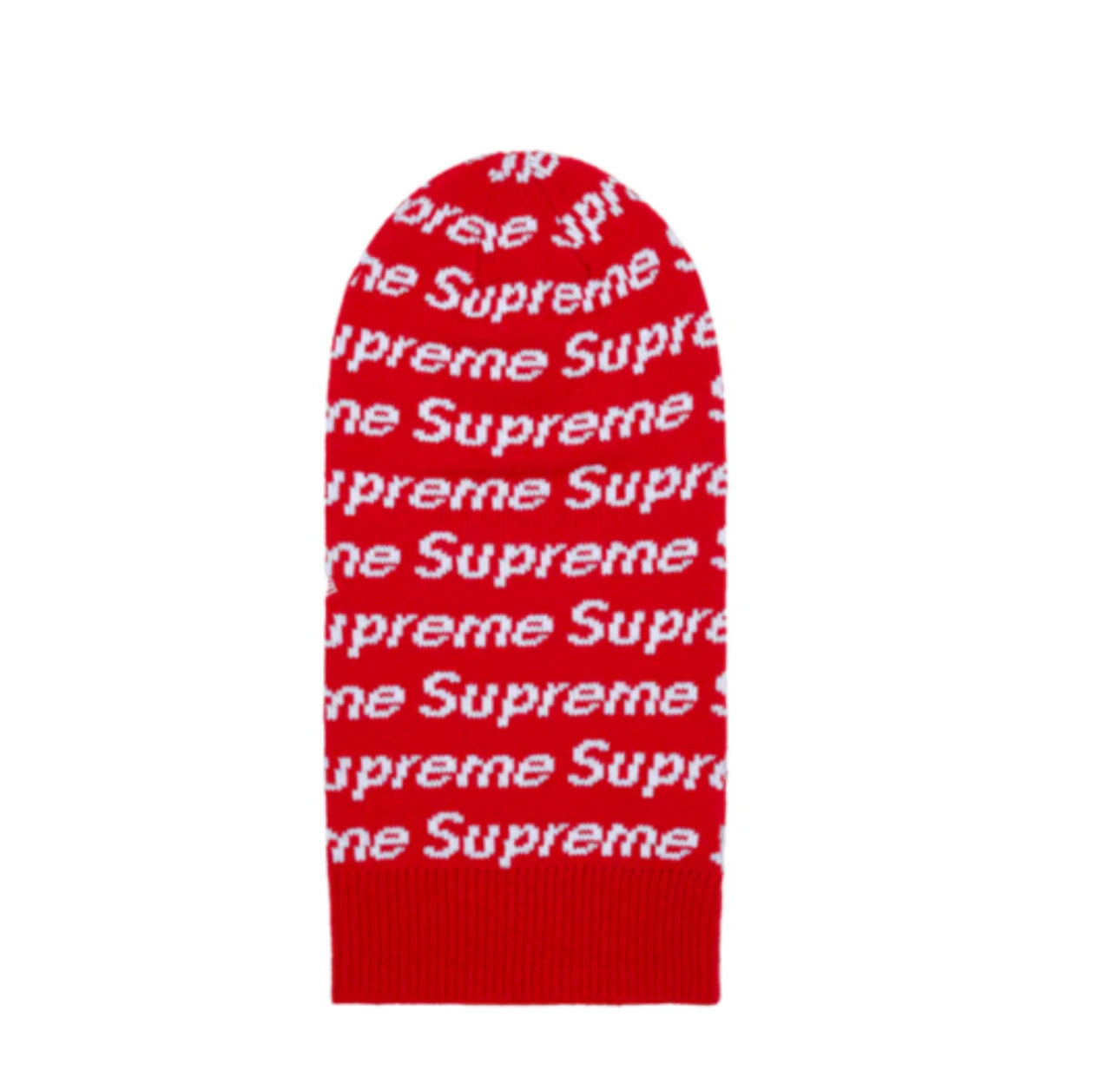 Balaclava Supreme Monogram Czerwona Kominiarka