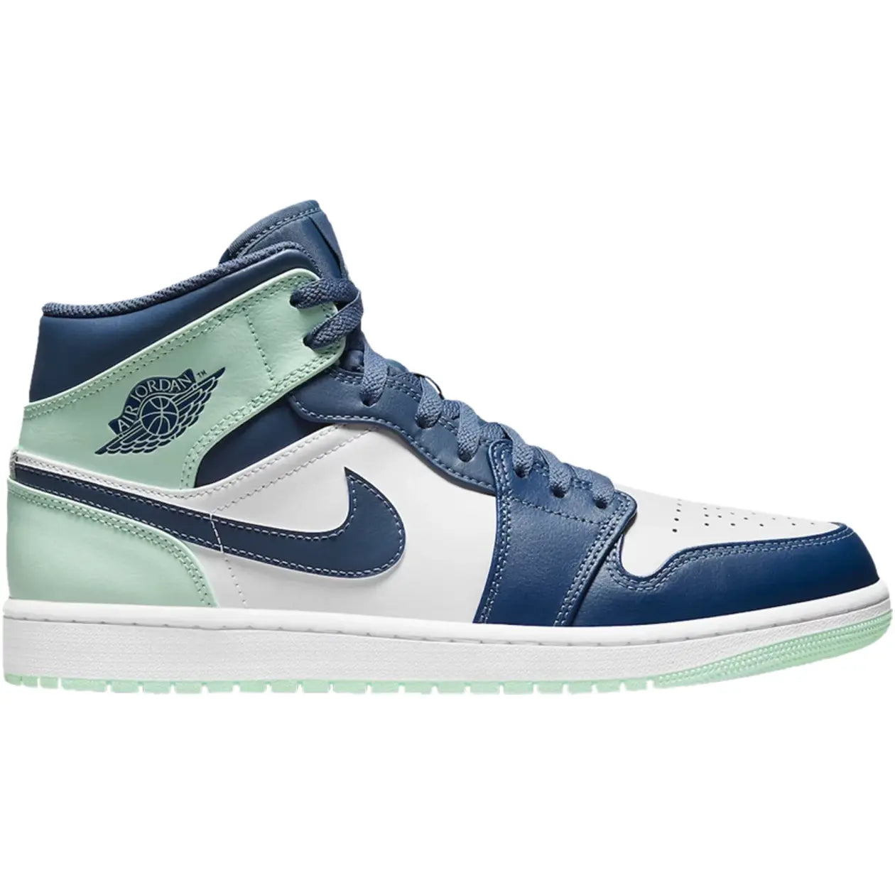 Air Jordan 1 Mid Blue Mint - Angel Kicks