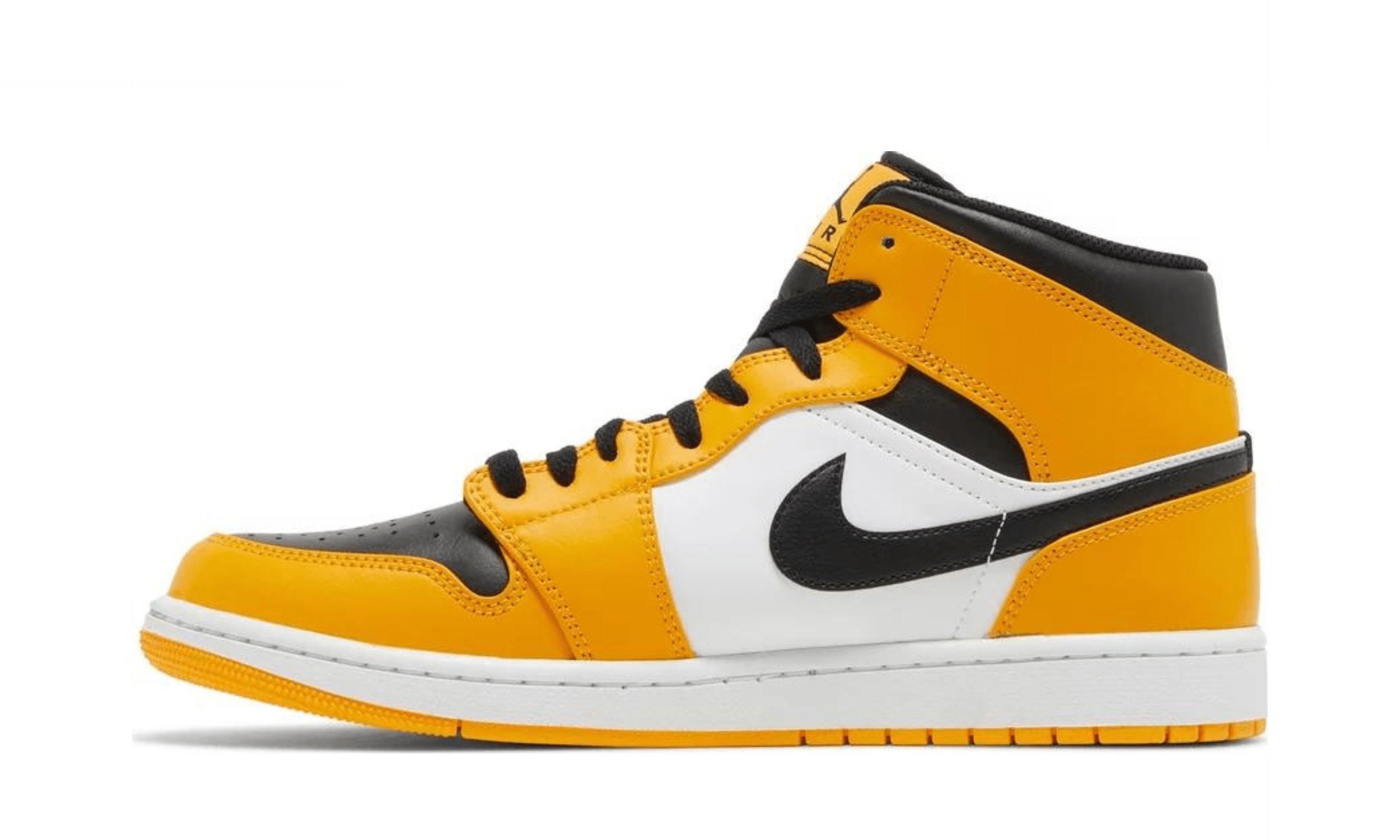 Air Jordan 1 Mid Taxi Reverse Yellow Toe