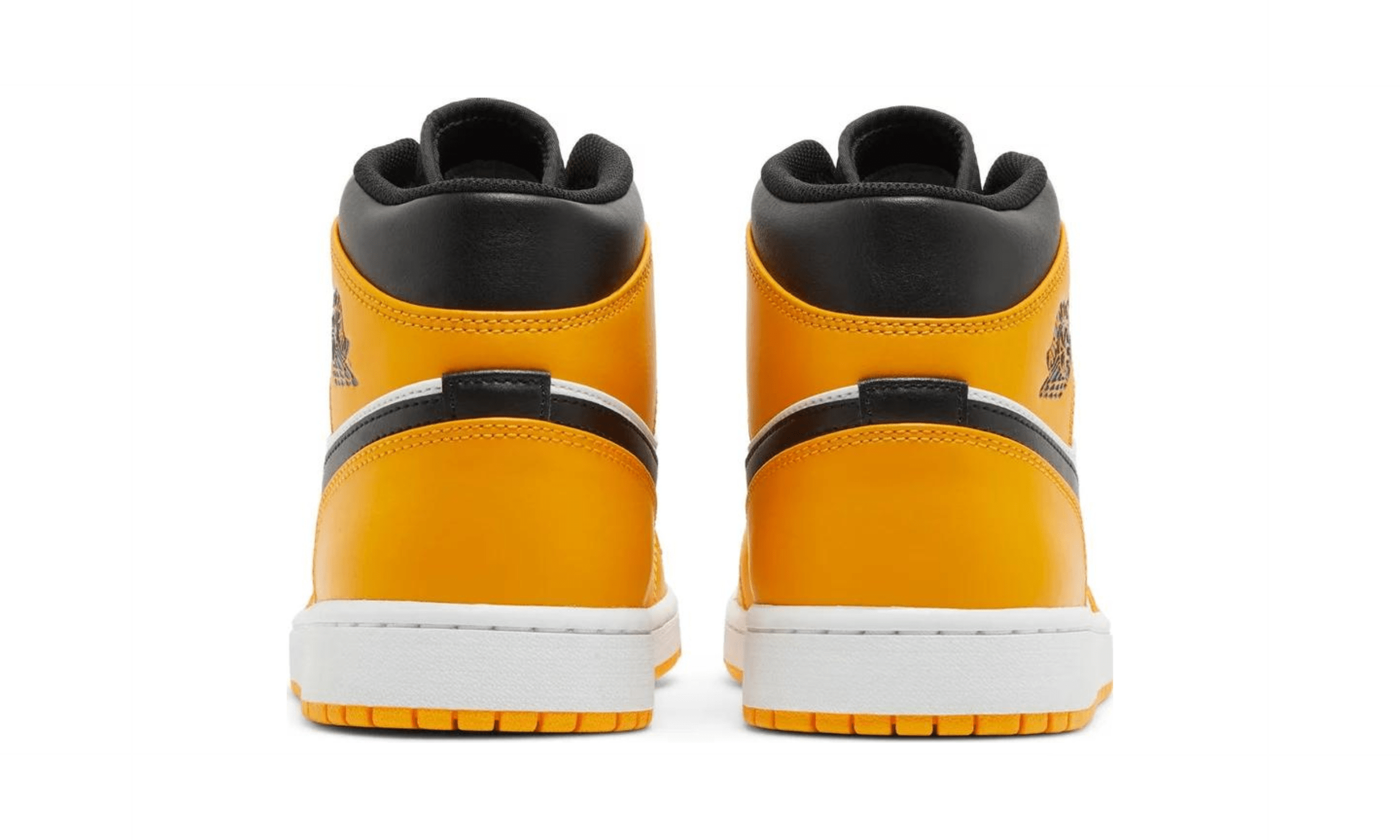 Air Jordan 1 Mid Taxi Reverse Yellow Toe