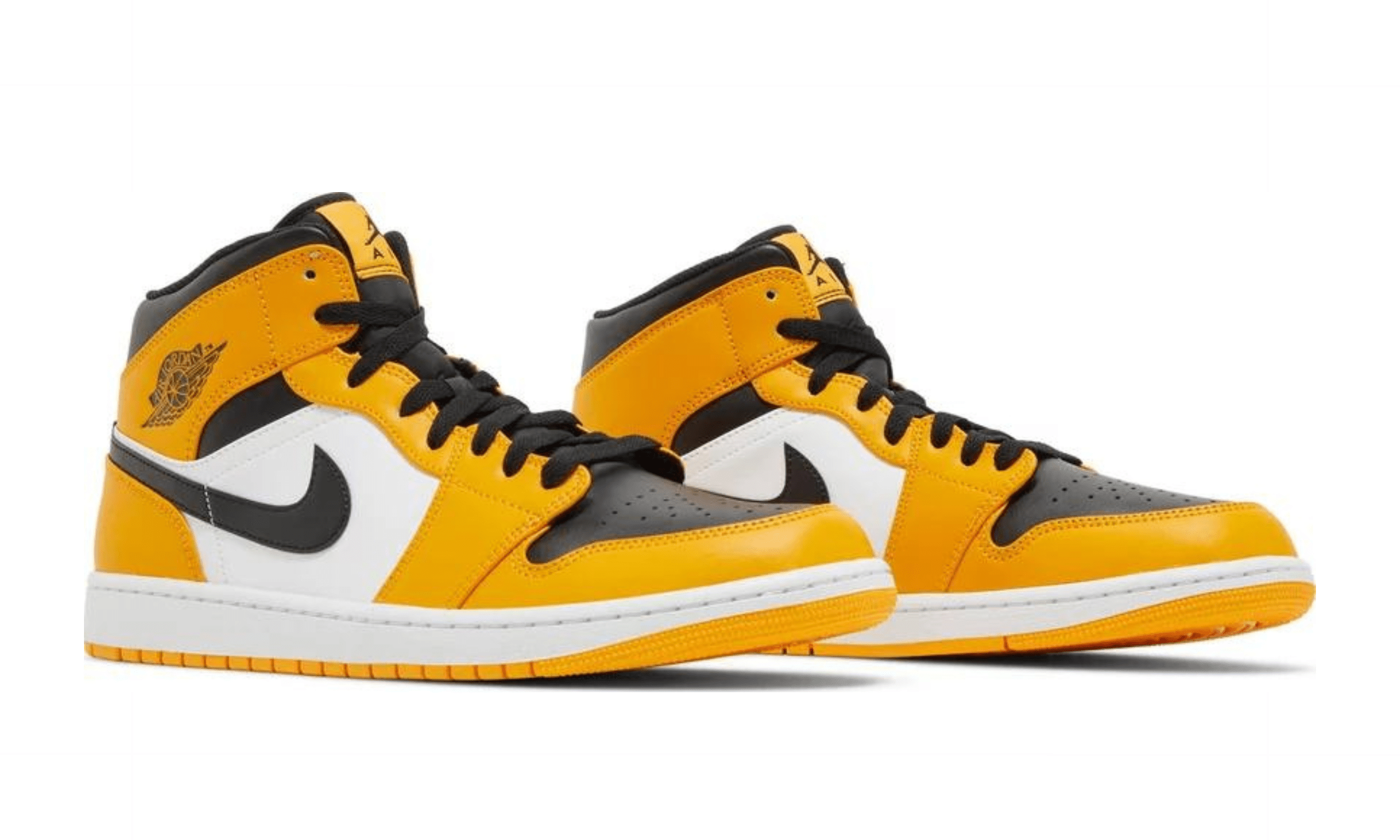 Air Jordan 1 Mid Taxi Reverse Yellow Toe