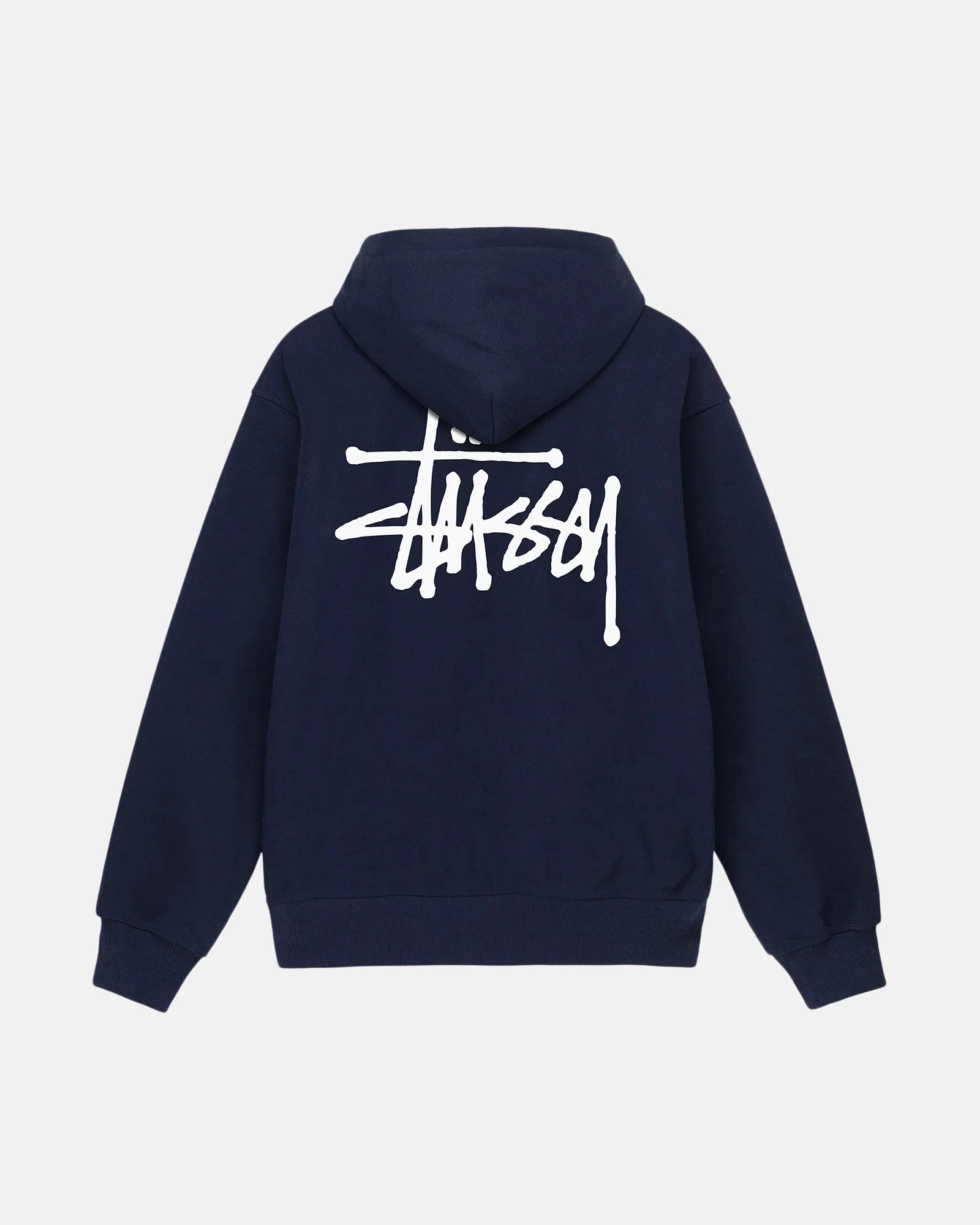 Stussy Basic Logo Hoodie Navy