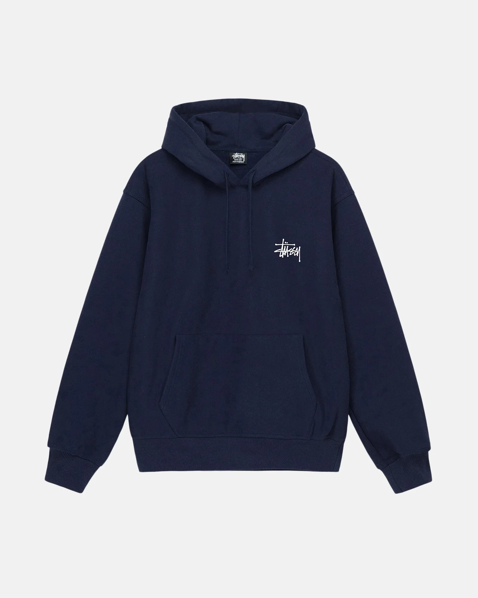 Stussy Basic Logo Hoodie Navy