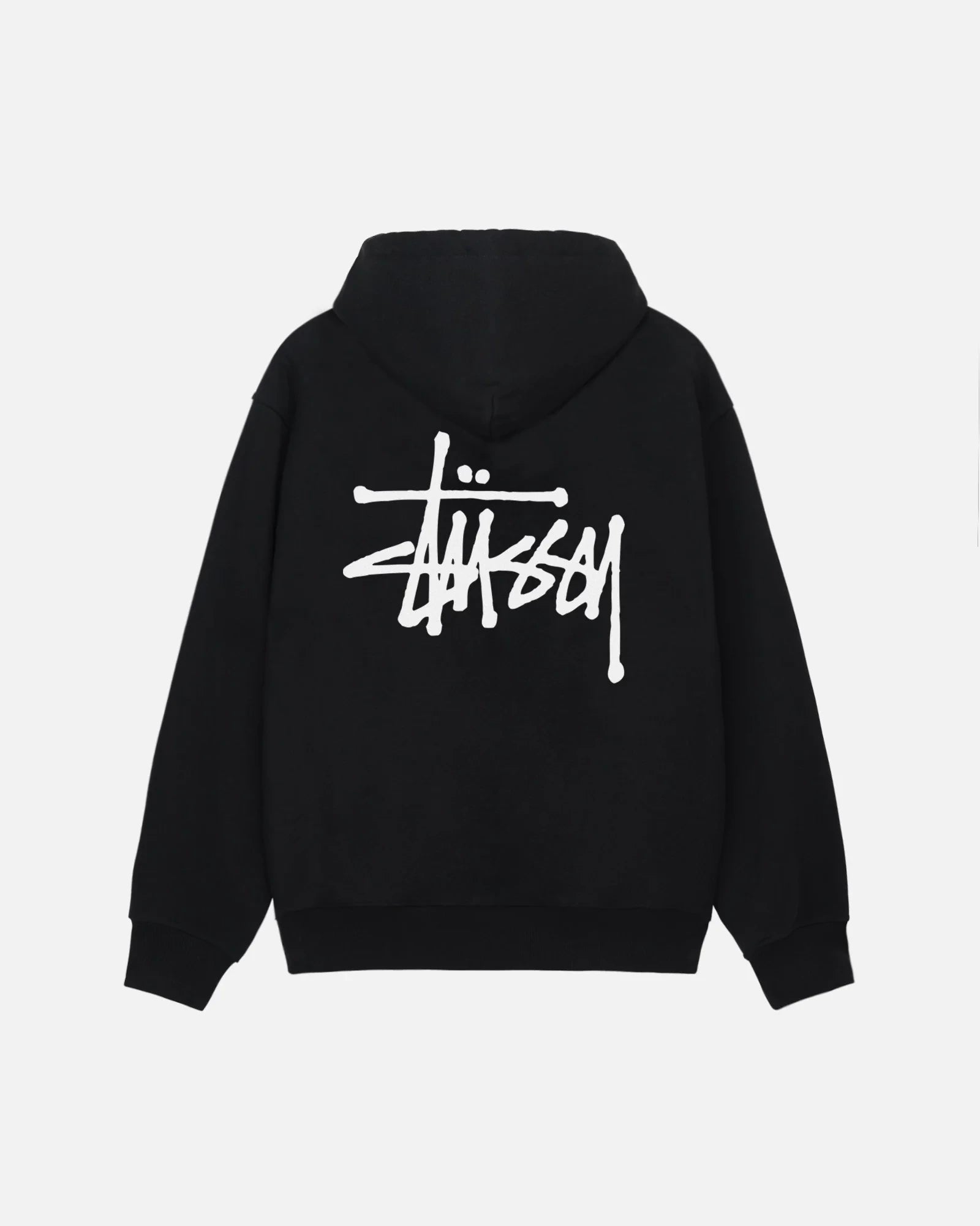 Stussy Basic Logo Zip Hoodie Black