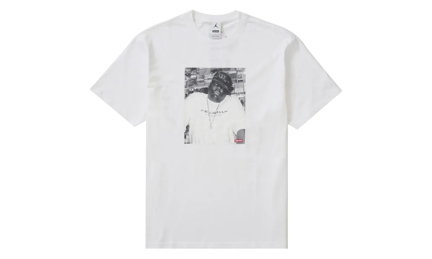 Supreme Jordan Biggie S/S Top White