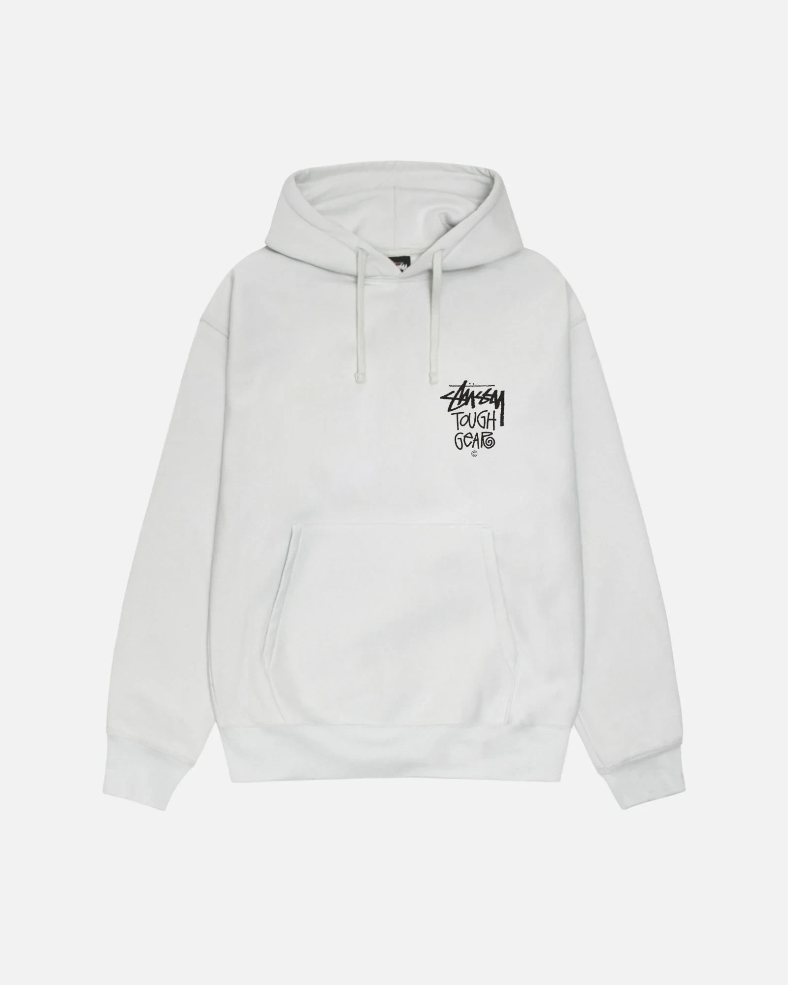 Stussy Tough Gear Hoodie White