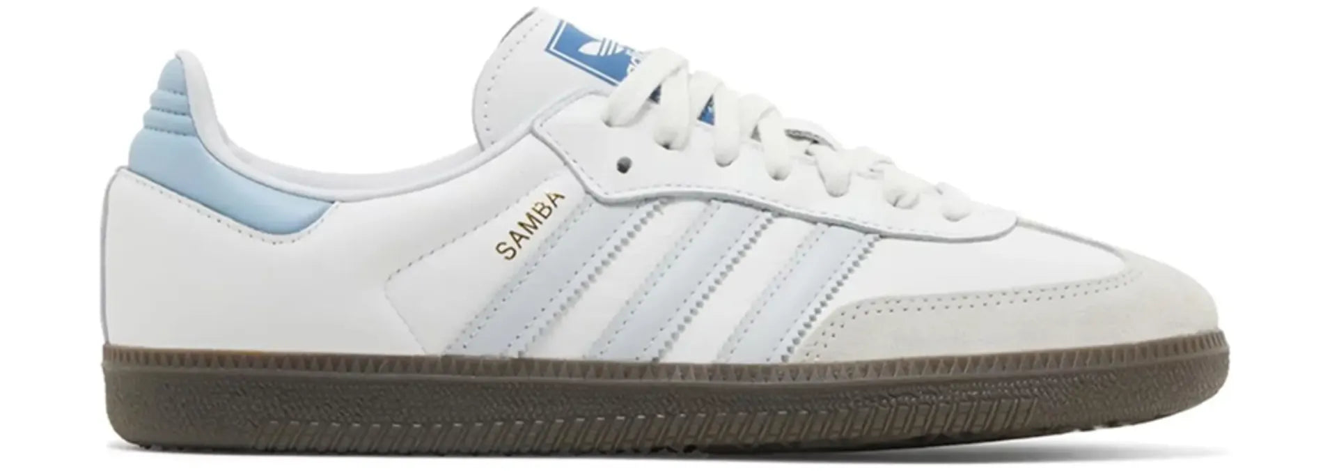 Adidas Samba OG White Halo Blue - Angel Kicks