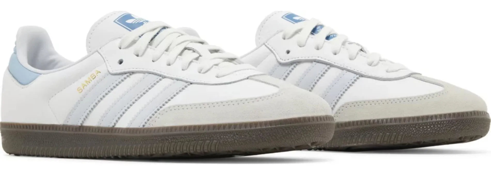 Adidas Samba OG White Halo Blue - Angel Kicks